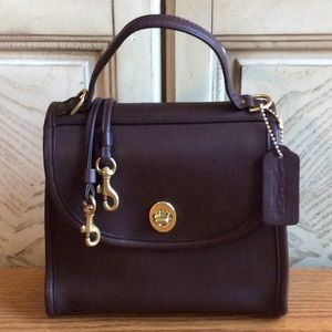 Vintage Coach Regina-Mahogany leather